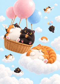 「でぶにゃんこ」 雲あそびの商品表紙